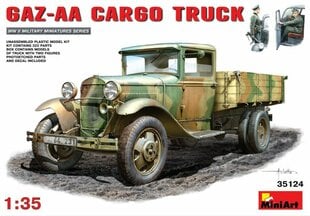 Klijuojamas Modelis MiniArt 35124 GAZ-AA Сargo Truck 1/35 цена и информация | Склеиваемые модели | pigu.lt