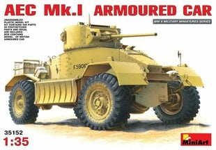 Klijuojamas Modelis MiniArt 35152 AEC Mk 1 Armoured Car 1/35 цена и информация | Склеиваемые модели | pigu.lt