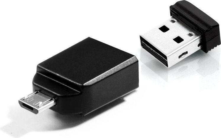 Verbatim Store 'n' Stay 32 GB + Micro USB adapter kaina ir informacija | USB laikmenos | pigu.lt