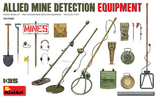 Klijuojamas Modelis MiniArt 35390 Allied Mine Detection Equipment 1/35 kaina ir informacija | Klijuojami modeliai | pigu.lt