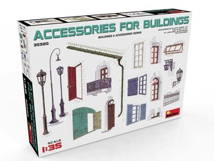 Klijuojamas Modelis MiniArt 35585 Accessories for Buildings 1/35 цена и информация | Склеиваемые модели | pigu.lt