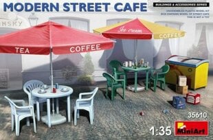 Klijuojamas Modelis MiniArt 35610 Modern Street Cafe 1/35 kaina ir informacija | Klijuojami modeliai | pigu.lt