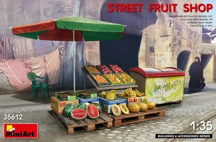 Klijuojamas Modelis MiniArt 35612 Street Fruit Shop 1/35 цена и информация | Склеиваемые модели | pigu.lt