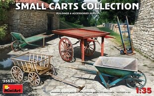 Klijuojamas Modelis MiniArt 35621 Small Carts Collection 1/35 цена и информация | Склеиваемые модели | pigu.lt