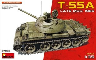 Klijuojamas Modelis MiniArt 37023 T-55A Late Mod. 1965 1/35 kaina ir informacija | Klijuojami modeliai | pigu.lt