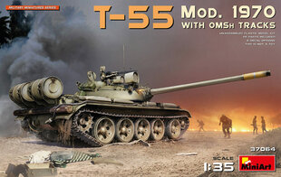 Klijuojamas Modelis MiniArt 37064 T-55 Mod. 1970 w/OMSh Tracks 1/35 цена и информация | Склеиваемые модели | pigu.lt