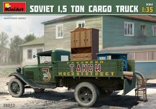 Сборная модель MiniArt - GAZ-AA Soviet 1,5 Ton Cargo Truck, 1/35, 38013 цена и информация | Склеиваемые модели | pigu.lt