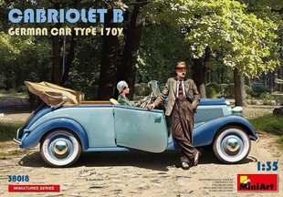 Klijuojamas Modelis MiniArt 38018 Cabriolet B German Car Type 170V 1/35 цена и информация | Склеиваемые модели | pigu.lt