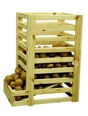 Деревянный ящик для хранени картофеля RZ-01 цена и информация | Ящики для вещей | pigu.lt