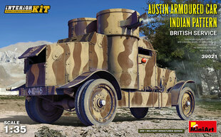 Klijuojamas Modelis MiniArt 39021 AUSTIN ARMOURED CAR INDIAN PATTERN. BRITISH SERVICE. INTERIOR KIT 1/35 цена и информация | Склеиваемые модели | pigu.lt