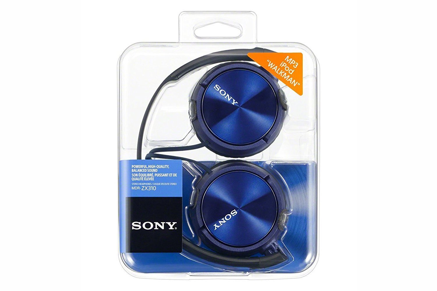 Sony MDRZX310L.AE kaina ir informacija | Ausinės | pigu.lt