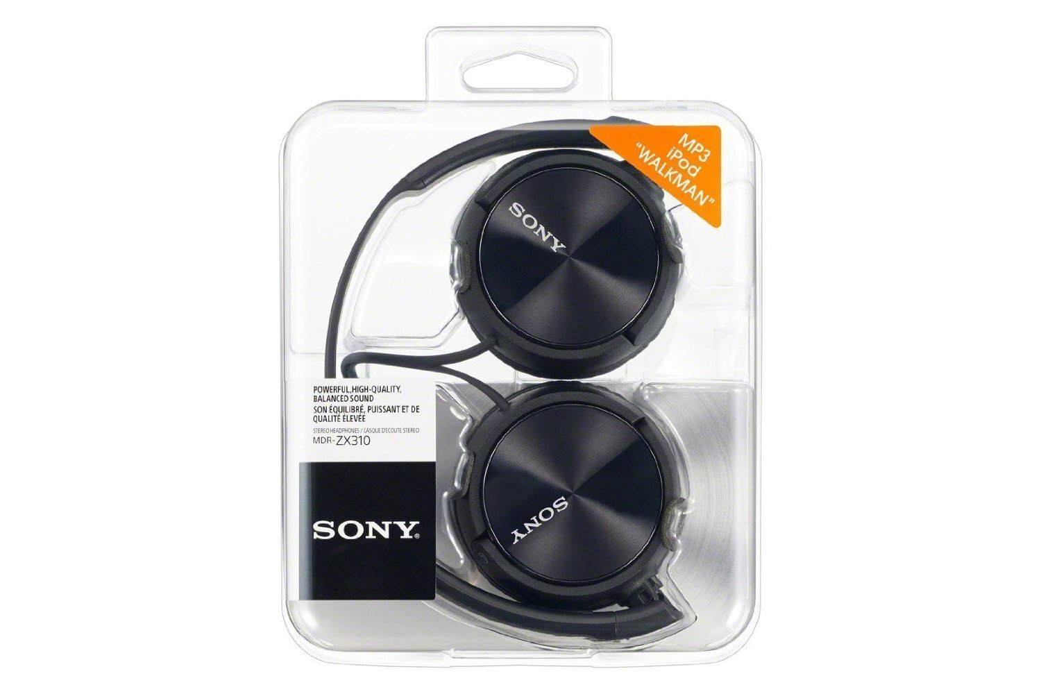 Sony MDRZX310B.AE kaina ir informacija | Ausinės | pigu.lt