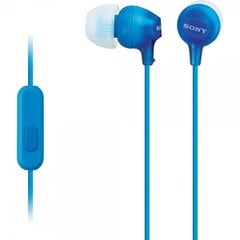 Sony MDR-EX15 Blue цена и информация | Теплая повязка на уши, черная | pigu.lt