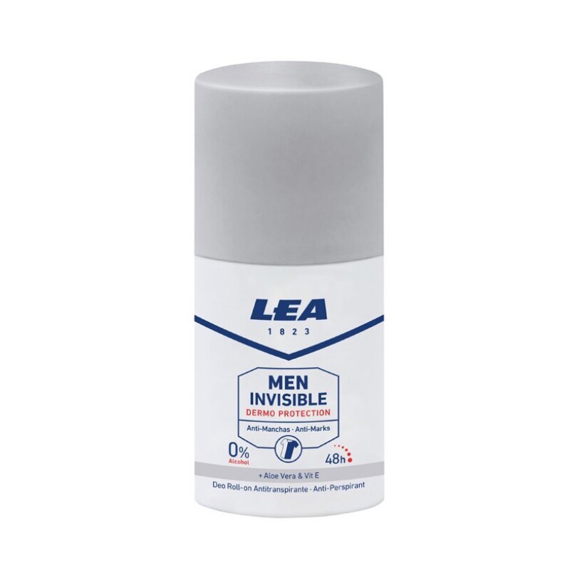 Rutulinis antiperspirantas vyrams lea men invisible dermo protection, 50 ml kaina ir informacija | Dezodorantai | pigu.lt