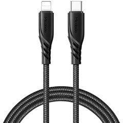 Mcdodo USB Type C - Lightning PD 20W 1,2M черный телефонный кабель цена и информация | Кабели для телефонов | pigu.lt