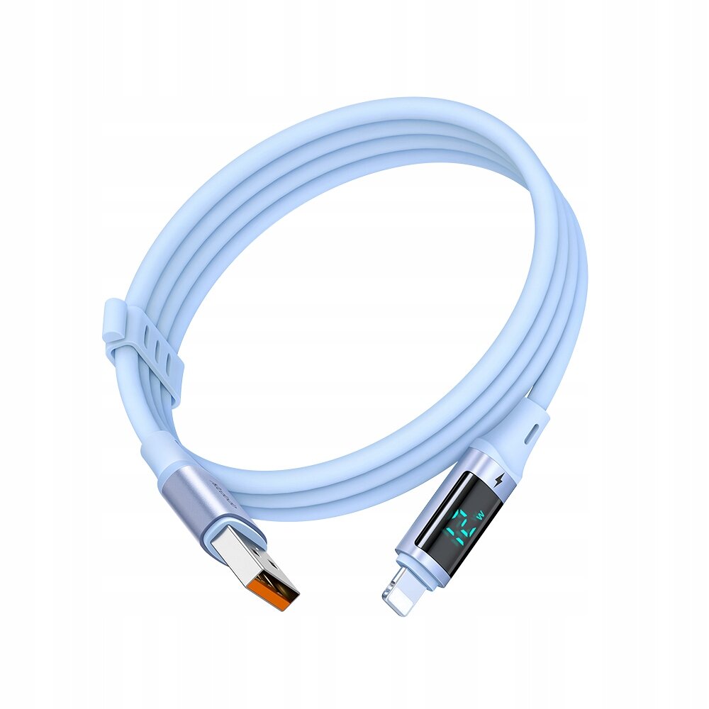 "Mcdodo DIGITAL PRO" USB ir "iPhone" 12W 1,2 m mėlynas telefono kabelis kaina ir informacija | Laidai telefonams | pigu.lt
