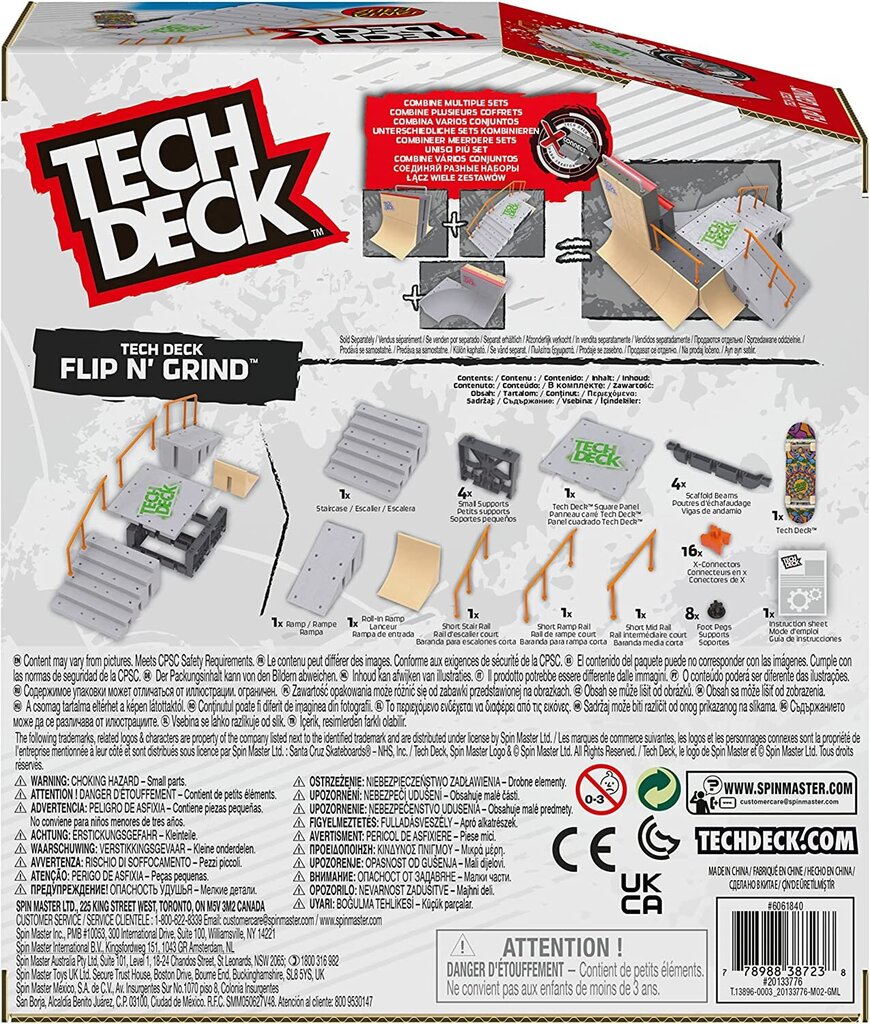 "Tech Deck Tech Deck" riedlenčių parkui kaina ir informacija | Žaislai berniukams | pigu.lt