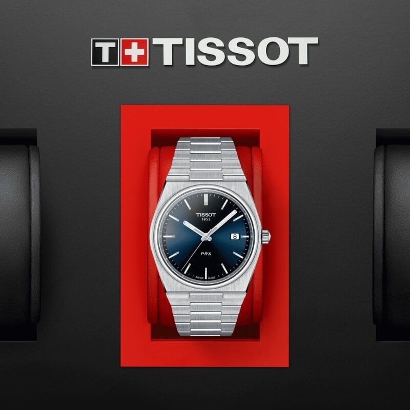 Vyriškas laikrodis Tissot PRX T137.410.11.041.00 T137.410.11.041.00 цена и информация | Vyriški laikrodžiai | pigu.lt