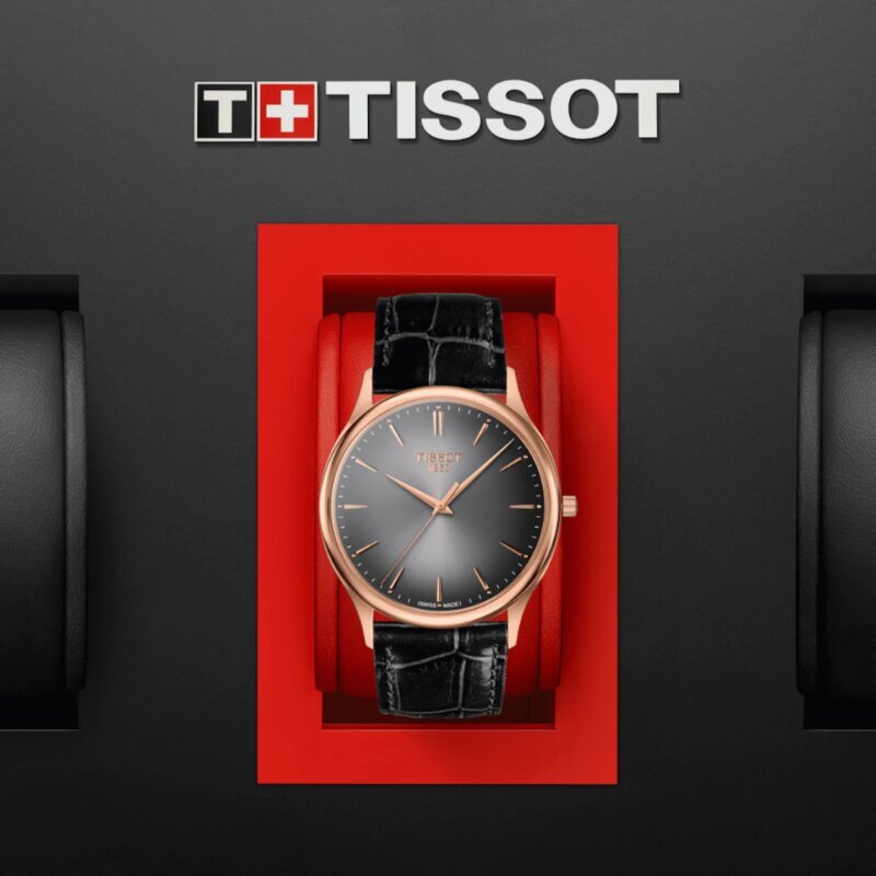 Vyriškas laikrodis Tissot Excellence 18K Gold T926.410.76.061.00 kaina ir informacija | Vyriški laikrodžiai | pigu.lt