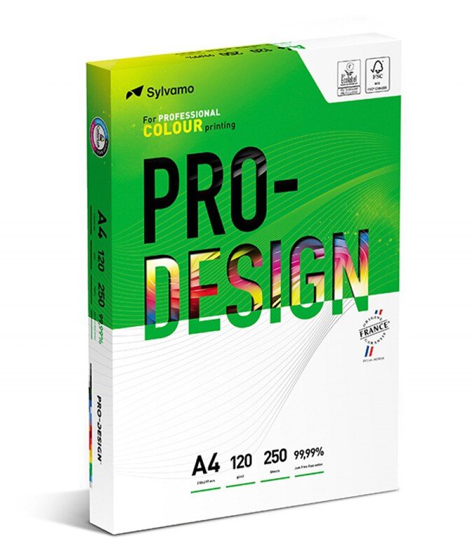 Kopijavimo popierius A4, 120g, 250lapų, Pro-design A++ цена и информация | Kanceliarinės prekės | pigu.lt