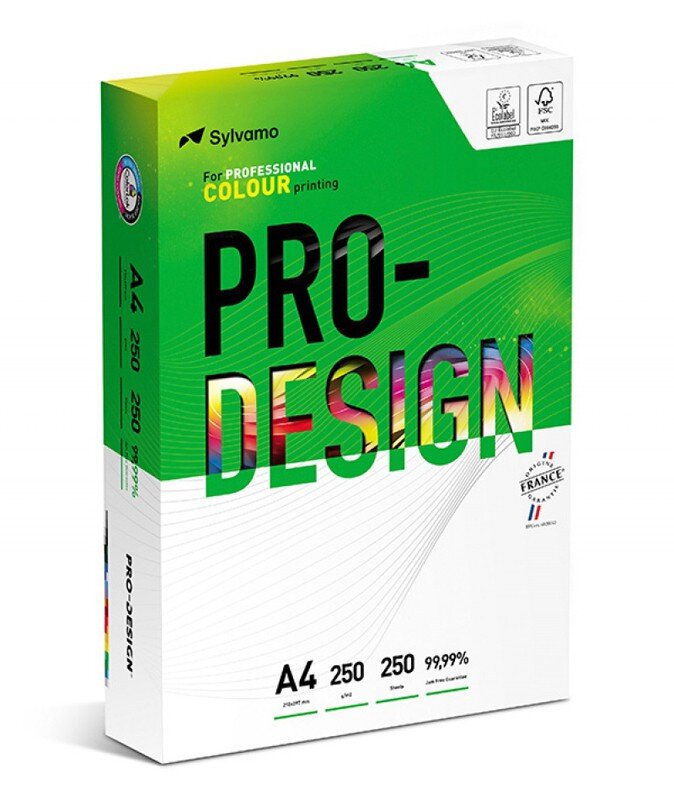 Kopijavimo popierius A4, 250g, 250lapų, Pro-Design, A++ kaina ir informacija | Kanceliarinės prekės | pigu.lt
