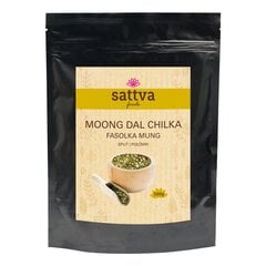 Skaldytos spindulinės pupuolės Sattva Foods Moong Dal Chilka, 500 g. kaina ir informacija | Kruopos, dribsniai, košės | pigu.lt