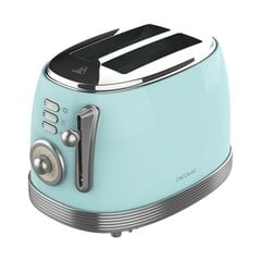 Тостер Cecotec Vintage 800 Light Blue 850 W цена и информация | Тостеры | pigu.lt