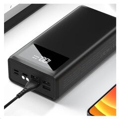 XO Design PR123 Powerbank 30000mAh, juodas kaina ir informacija | Atsarginiai maitinimo šaltiniai (power bank) | pigu.lt