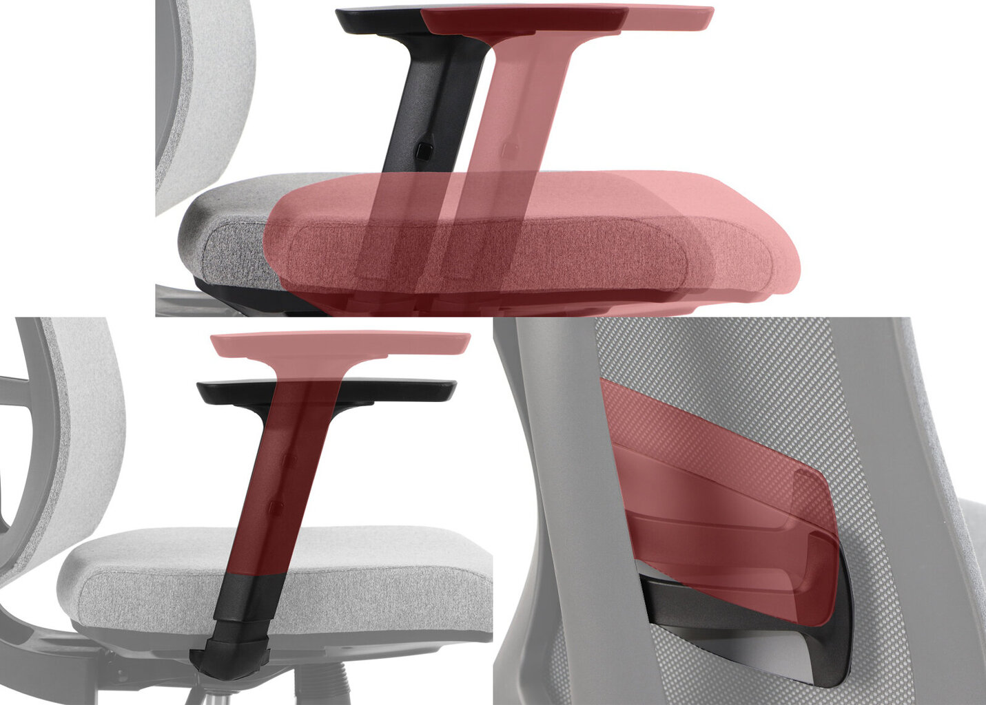 Biuro kėdė Stema Tono, pilka цена и информация | Biuro kėdės | pigu.lt