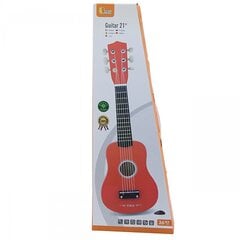 Деревянная гитара для детей, красная цена и информация | Развивающие игрушки | pigu.lt