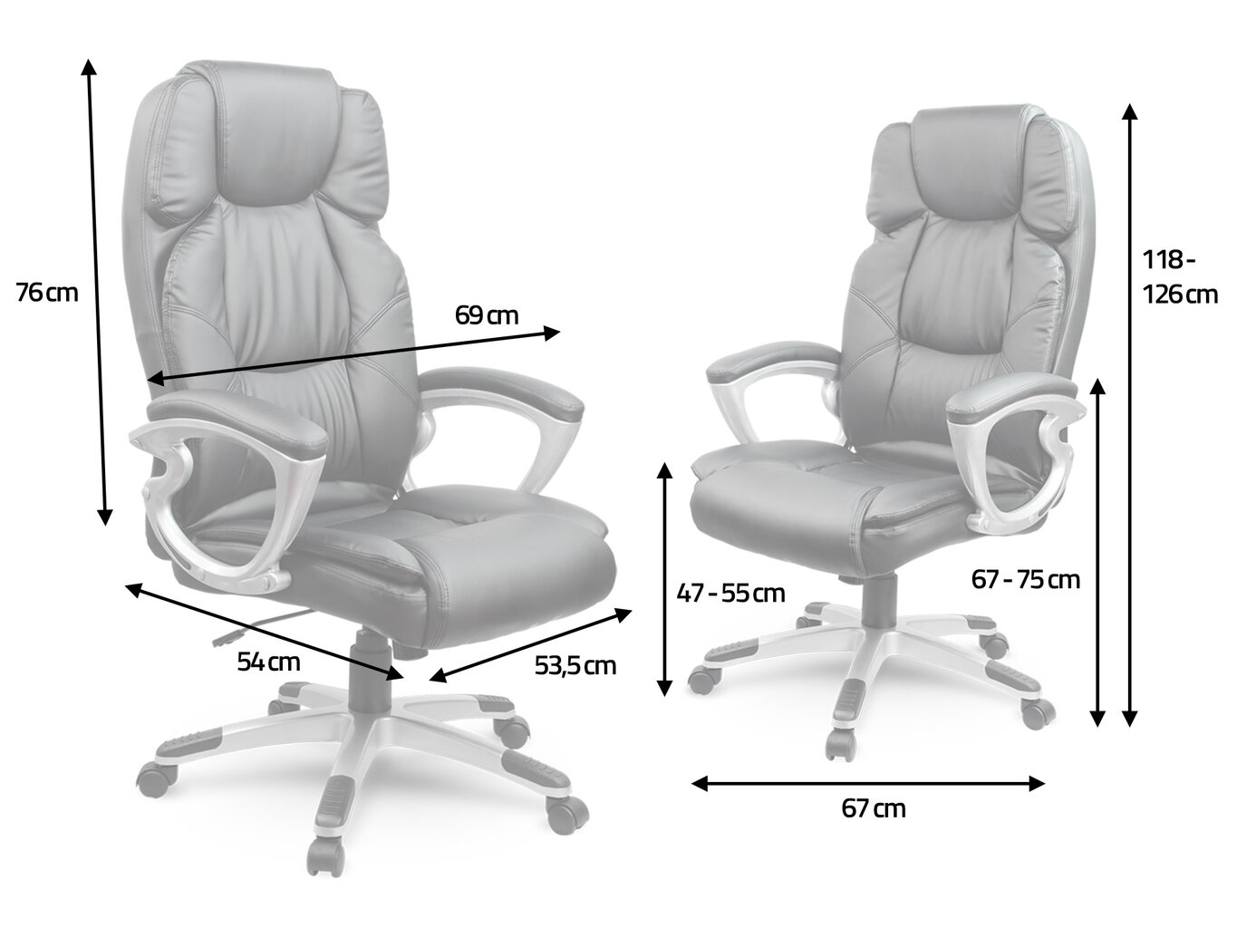 Odinė biuro kėdė, Eago , ruda kaina ir informacija | Biuro kėdės | pigu.lt