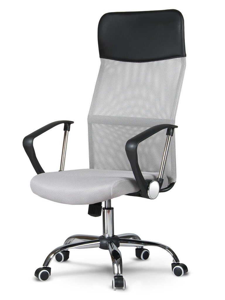 Biuro kėdė su mikro tinkleliu, Sydney, šviesiai pilka цена и информация | Biuro kėdės | pigu.lt