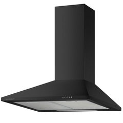 Кухонная вытяжка - 60 см., Berdsen super black, черная цена и информация | Вытяжки на кухню | pigu.lt