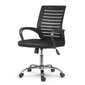 Biuro kėdė su mikro tinkleliu, juoda цена и информация | Biuro kėdės | pigu.lt