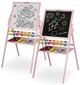 Dvipusė magnetinė - piešimo lenta, rožinė 101 x 55 x 55 cm kaina ir informacija | Lavinamieji žaislai | pigu.lt