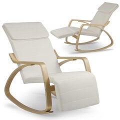 Кресло-качалка белый цена и информация |  Садовые стулья, кресла, пуфы | pigu.lt