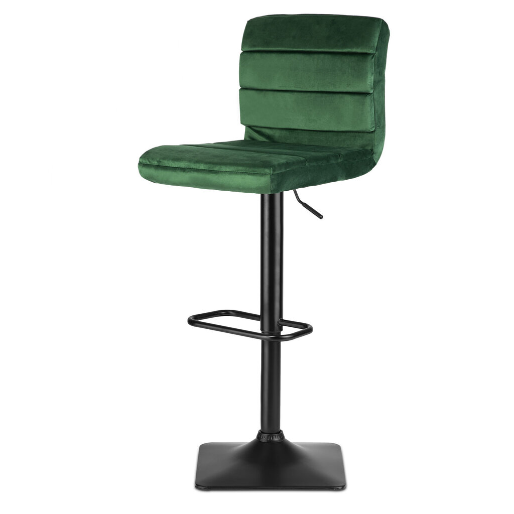 Baro kėdė su atlošu, žalia kaina ir informacija | Virtuvės ir valgomojo kėdės | pigu.lt