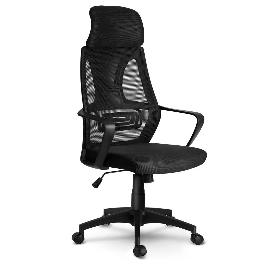 Biuro kėdė su mikro tinkleliu, juoda kaina ir informacija | Biuro kėdės | pigu.lt
