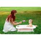 Sulankstoma kūdikių vonelė su pagalve, balta ir rožinė kaina ir informacija | Maudynių priemonės | pigu.lt