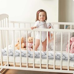 Защита кроватки - тесьма, 3m серый цена и информация | Детское постельное бельё | pigu.lt