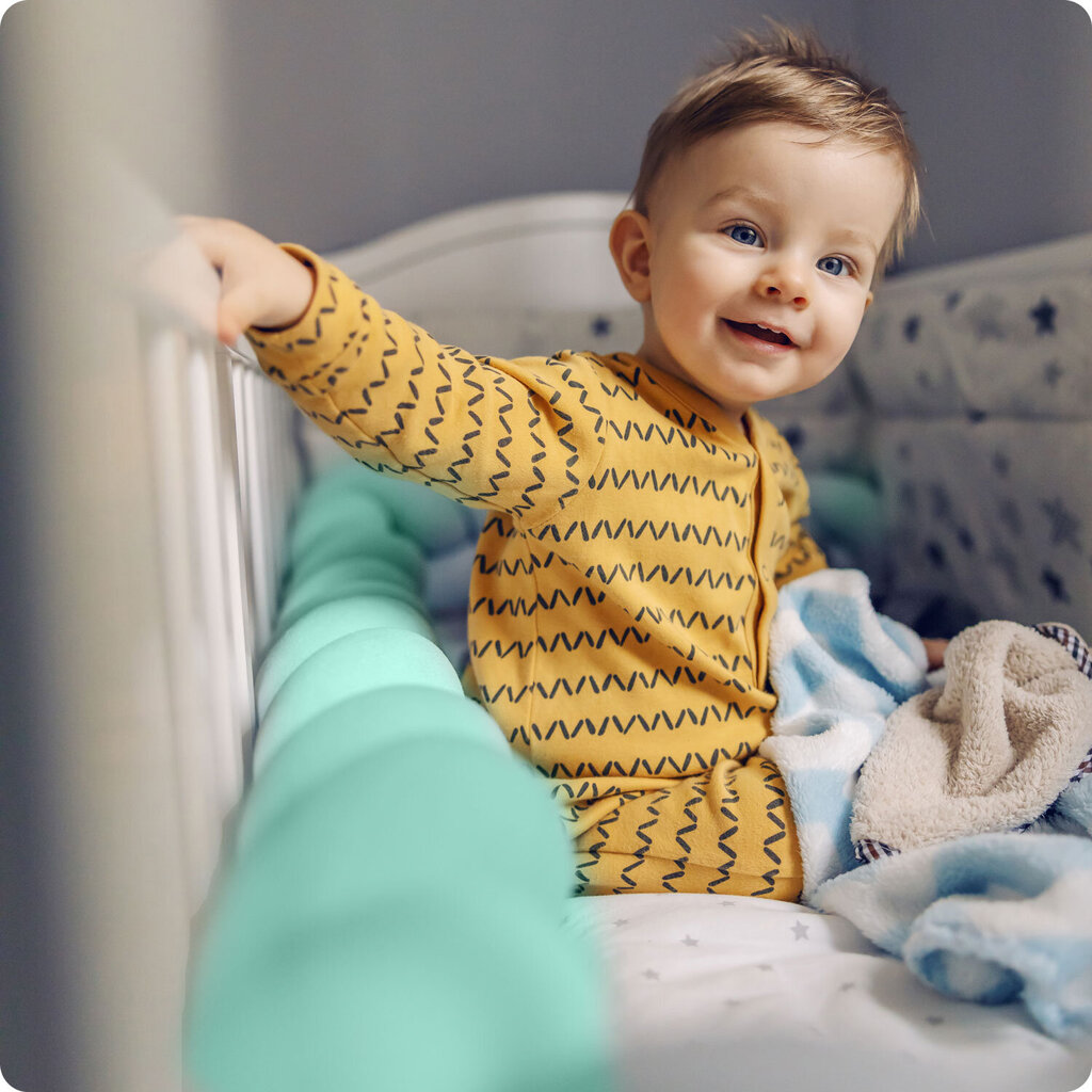 Kūdikio lovytės apsauga - pynė, 3 m, mėtinė kaina ir informacija | Patalynė kūdikiams, vaikams | pigu.lt
