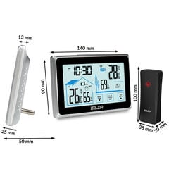 Meteorologinė stotelė su ekranu Baldr kaina ir informacija | Meteorologinės stotelės, termometrai | pigu.lt