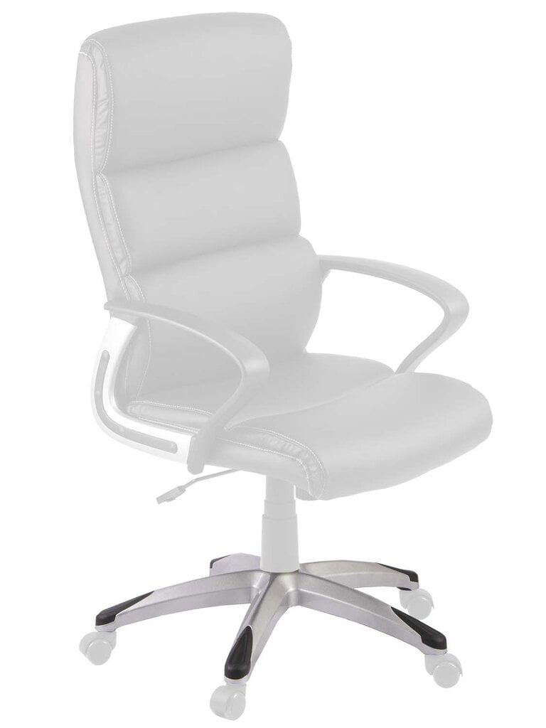 Kėdės pagrindas, 700mm, sidabrinis kaina ir informacija | Baldinės kojelės ir kojos | pigu.lt