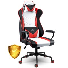 Игровое кресло, Smart Gamers белый красный черный цена и информация | Офисные кресла | pigu.lt