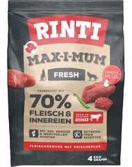 Rinti Max-i-mum su jautiena, 4 kg kaina ir informacija | Sausas maistas šunims | pigu.lt