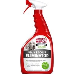 Средство для выведения застарелых собачьих пятен Nature's Miracle Ultimate Stain&Odour, 946 мл цена и информация | Средства по уходу за животными | pigu.lt