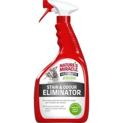 Средство для выведения застарелых кошачьих пятен Nature's Miracle Ultimate Stain&Odour, 946 мл цена и информация | Средства по уходу за животными | pigu.lt