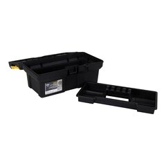 Ящик для инструментов Dem Brico XS Чёрный Жёлтый (25 x 14 x 11,3 cm) цена и информация | Ящики для инструментов, держатели | pigu.lt