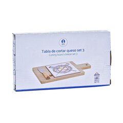 Сырная доска DKD Home Decor Бамбук Керамика (21,5 x 11,8 x 1,5 cm) (3 Предметы) цена и информация | Посуда, тарелки, обеденные сервизы | pigu.lt