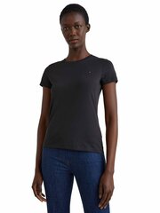 Tommy Hilfiger marškinėliai moterims 48156, juodi цена и информация | Женские футболки | pigu.lt